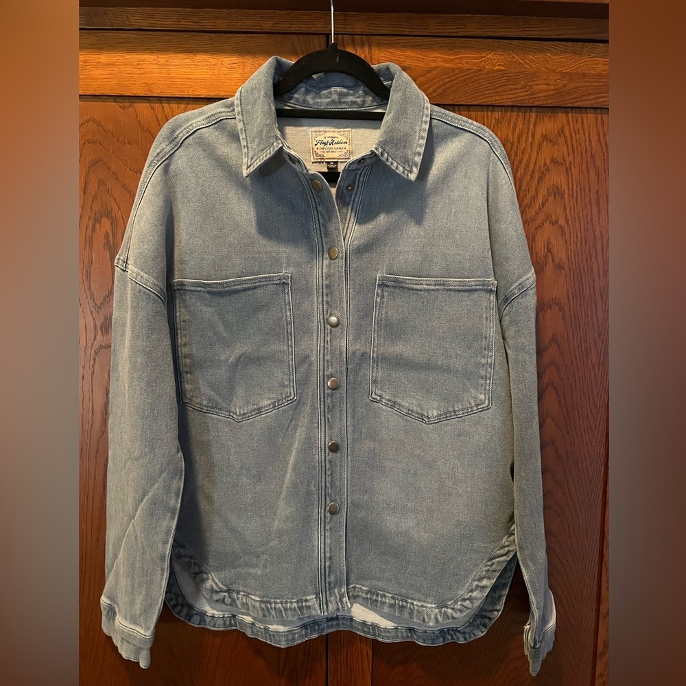 Flag & Anthem Denim oversized Shacket